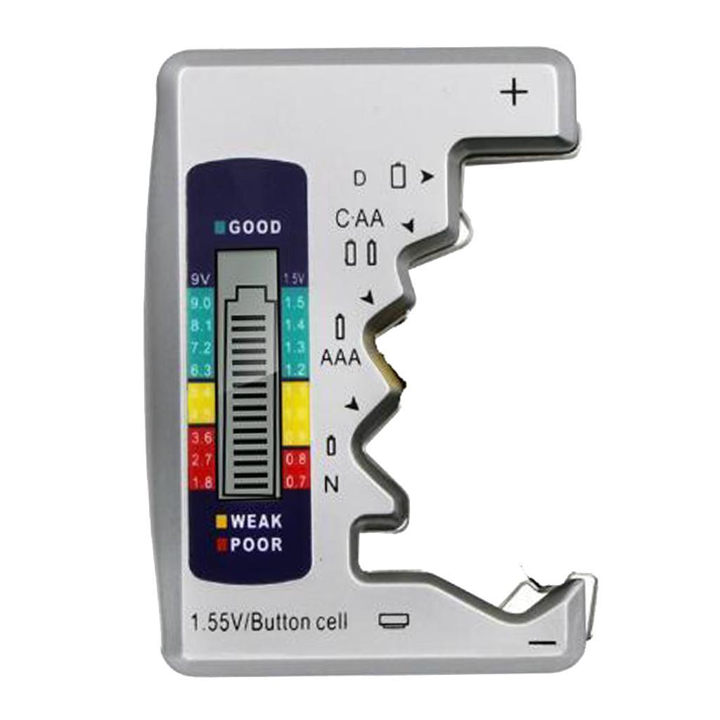 Test Tool Checker for 9V 1.5V Battery Load Tester Analyzer