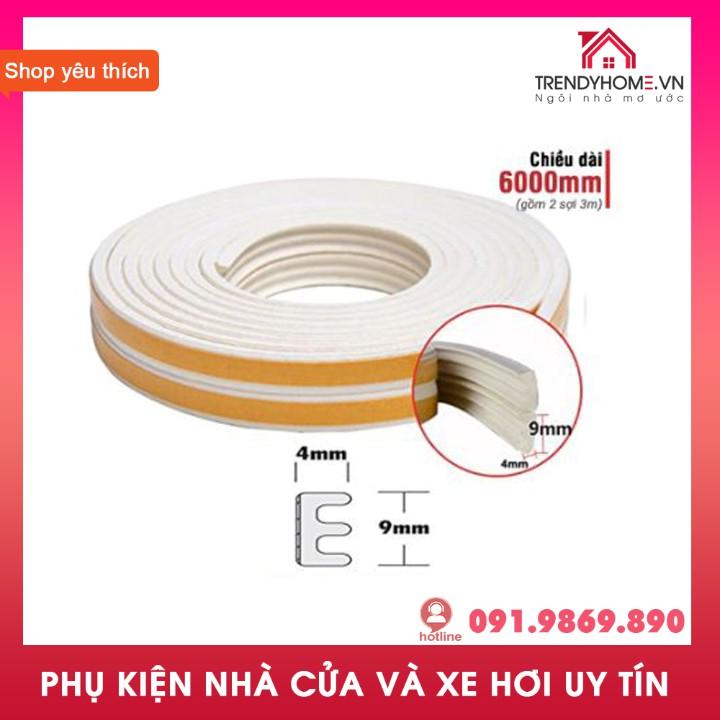 { Hàng tốt } 5m gioăng cao su dán type E 9x4mm
