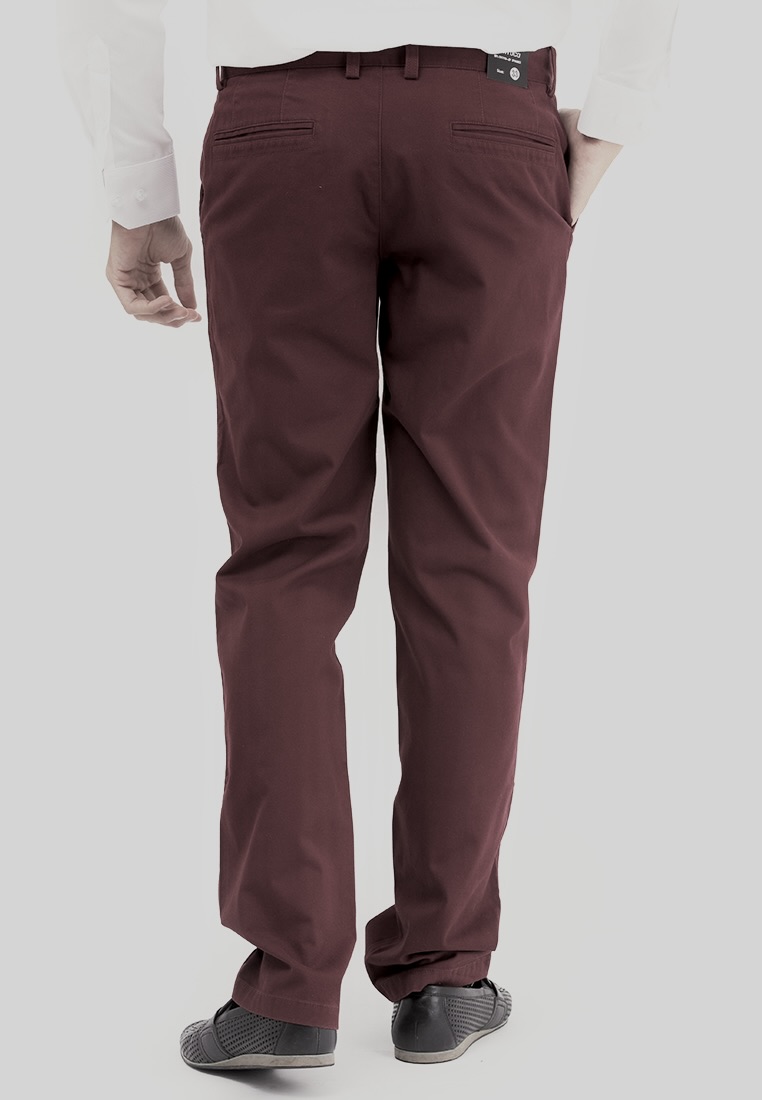 Quần khaki nam không ply ống ôm Khatoco Q2M528S0-VNMA006-1907-005