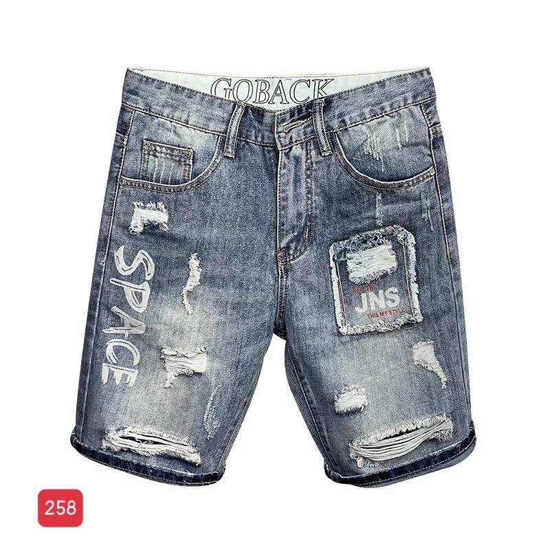 Quần Short Nam Chất Jean Co Giãn, Quần Sọt Nam Màu xanh, Quần Đùi Nam thời trang cao cấp MuradFashion NT534