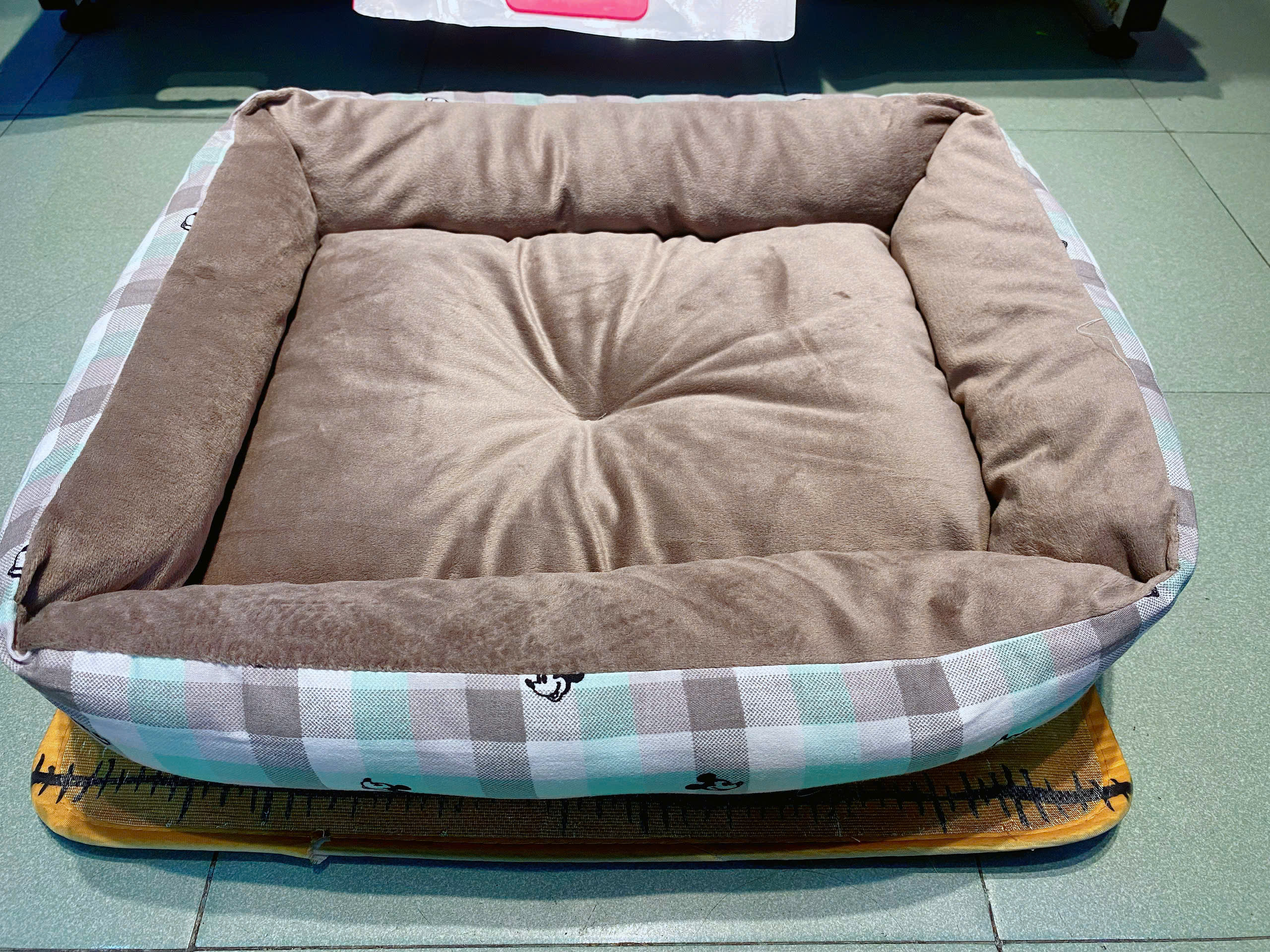 Đệm nằm - ổ nằm cho chó mèo ấm áp - Đệm mùa đông - Sofa mèo mùa đông đường kính: 50cm