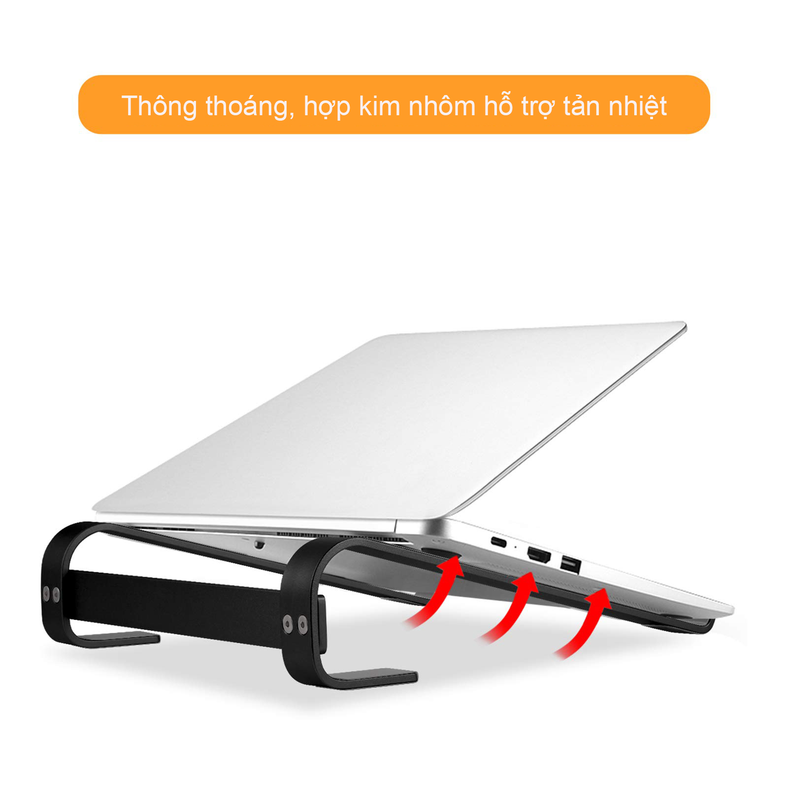 Giá Đỡ Máy Tính, Laptop, Macbook Hợp Kim Nhôm Cao Cấp. Hỗ Trợ Tản Nhiệt Chống Mỏi Cổ, Vai, Gáy. Hàng Chính Hãng Tamayoko