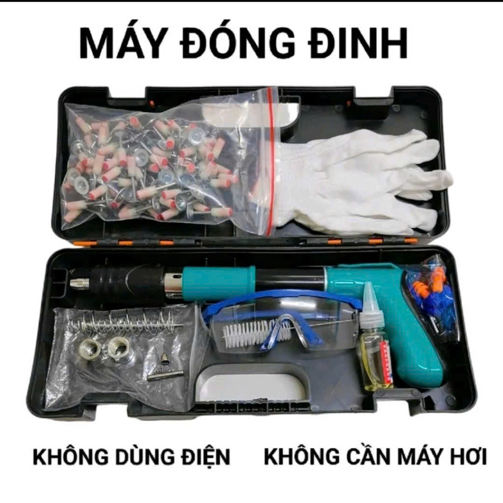 Máy Bắn Đinh Hạt Nổ Cao Cấp Giảm Thanh – Mẫu Mới Nhất Bắn Đinh Bê Tông, Sắt, Thép Xuyên Mọi Vật Liệu