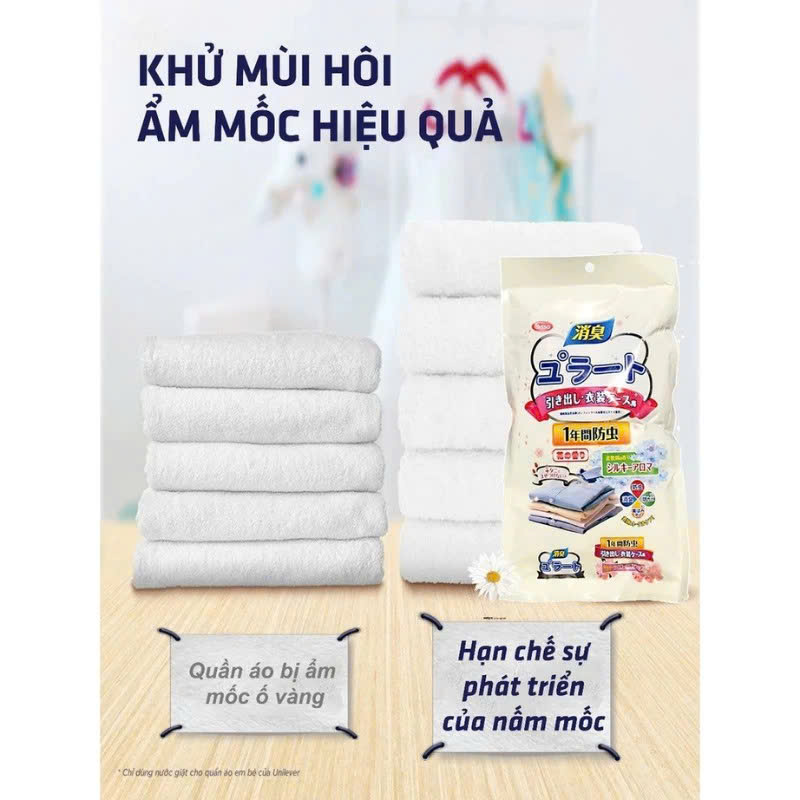 48 gói hút ẩm chống mốc dạng treo dùng cho tủ quần áo tủ giầy giúp hút ẩm quần áo tránh bị ẩm mốc