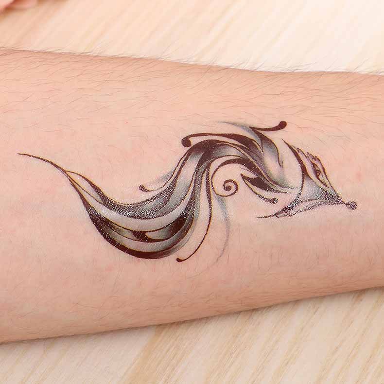 530 Hình Xăm Dán Tattoo Nam Thần Chết Mặt Trời Chữ Cái Vết Thương