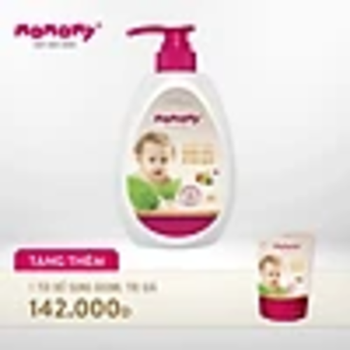 Nước rửa bình sữa thiên nhiên Mamamy 600ml + kèm 1 túi bổ sung 600ml