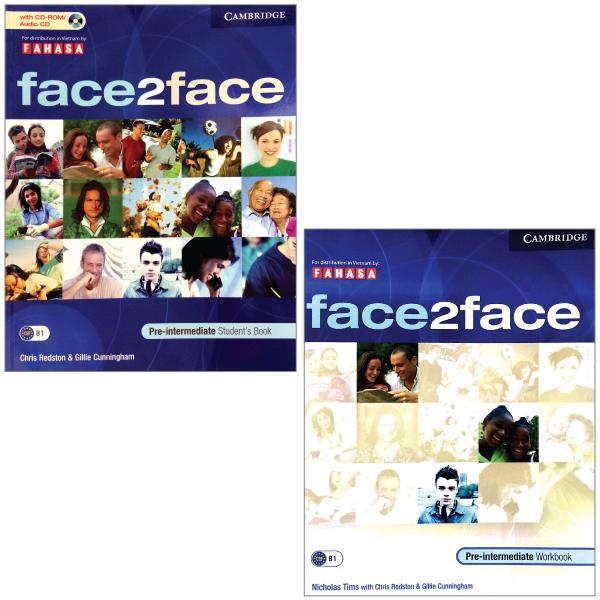 Hình ảnh Combo Face2Face Pre-Int Student's Book + Workbook