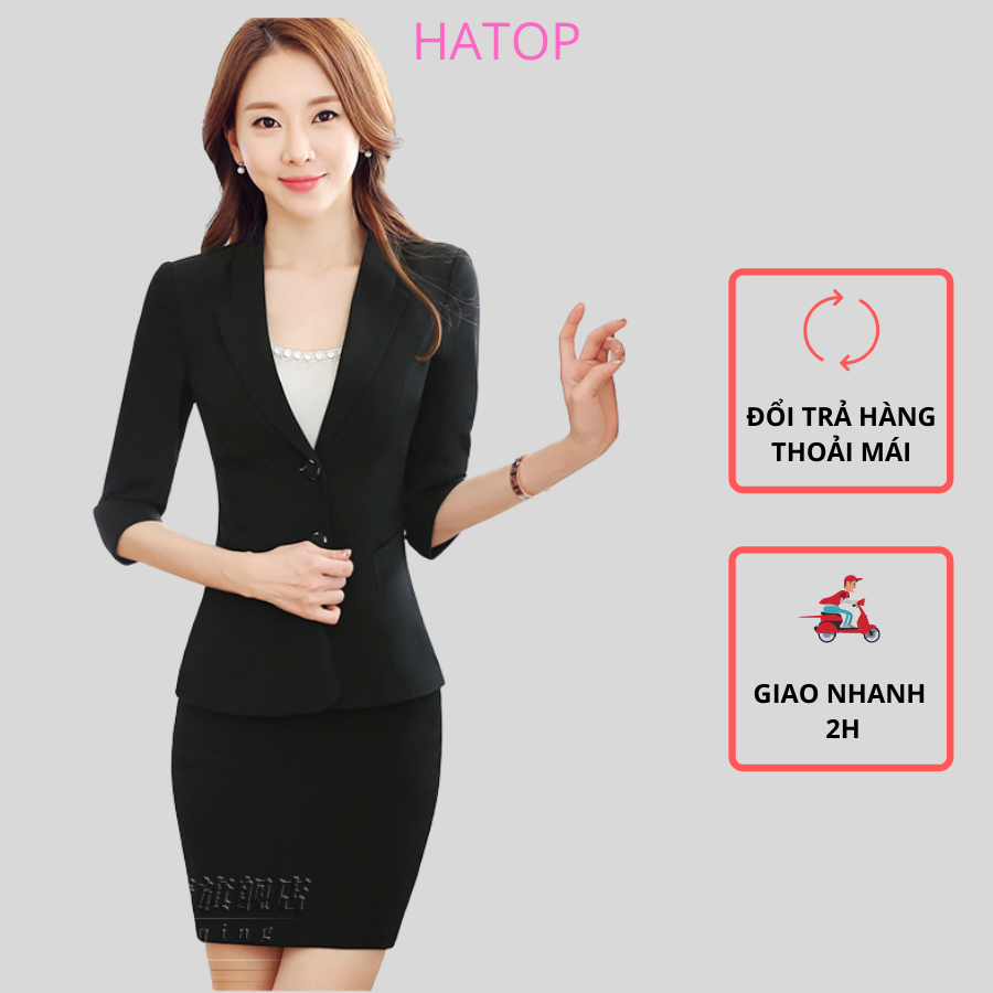 Áo vest nữ tay lỡ cao cấp màu đen vải tuyết mưa loại 1 AVLD401