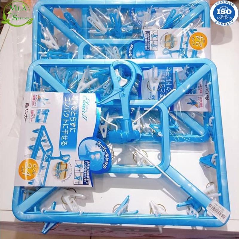 Móc Chùm Phơi Quần Áo, Móc Chùm Haza Hình Tròn, Móc Quần Áo Trẻ Em Nhựa Cao Cấp Inochi