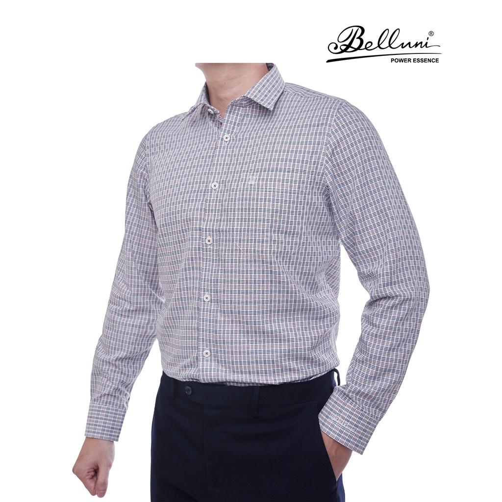 Áo sơ mi nam dài tay BELLUNI chất Bamboo chống nhăn tự nhiên - ABD.BP.BE.160.BR4