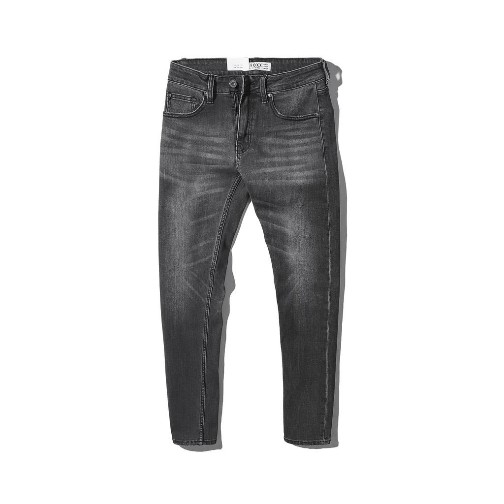 Quần jean xám wash DF form slimfit - 221216 | LASTORE MENSWEAR