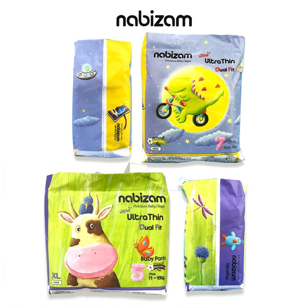 Tã/Bỉm Quần Nabizam UltraThin Nội Địa Hàn Cao Cấp Size XL Cho Bé Từ 11-16kg, 26 miếng