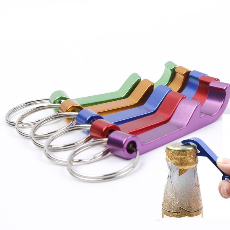 Adonised Aluminium Bottle Drinks Can Opener Keyring Keychain Various Colours UK