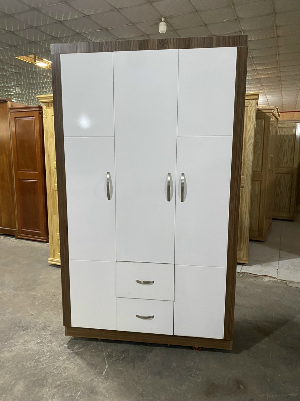 Tủ quần áo gỗ công nghiệp MDF 1M6