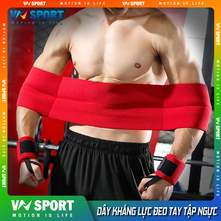 Dây Kháng Lực Đeo Tay Hỗ Trợ Tập Ngực VNSPORT - VN102