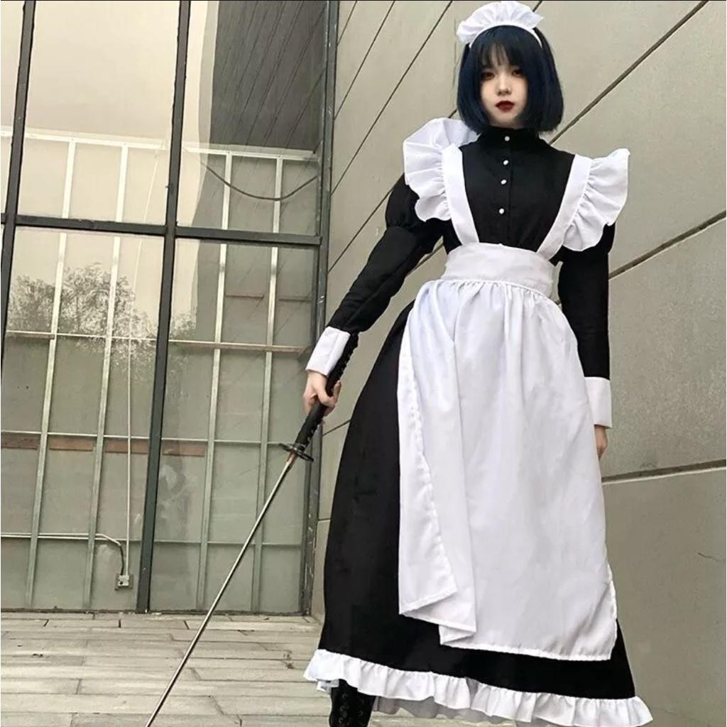 Maid cosplay - Váy hầu gái Lolita kiểu Nhật đáng yêu