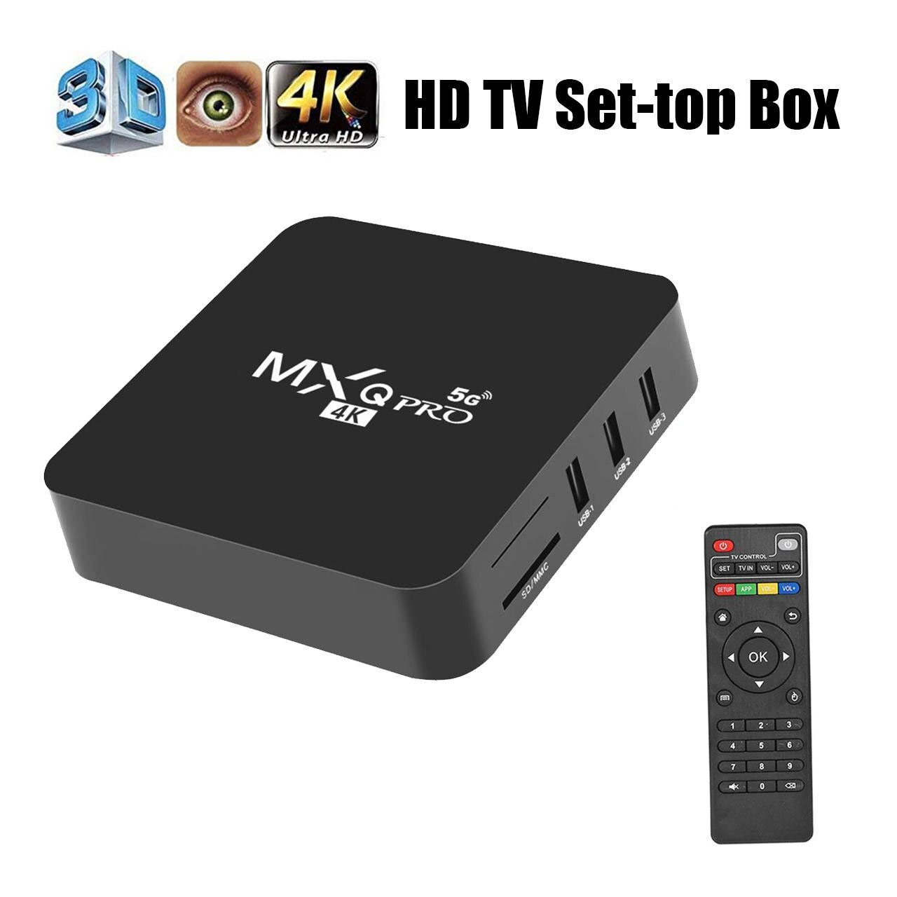 TiVi Box MXQ Pro 2.4G 5G Android 11.1 RK3229 QuadCore 5G Wifi 1GB/2GB 8GB/16GB 4K HD Hỗ Trợ Youtube - Hàng Chính Hãng