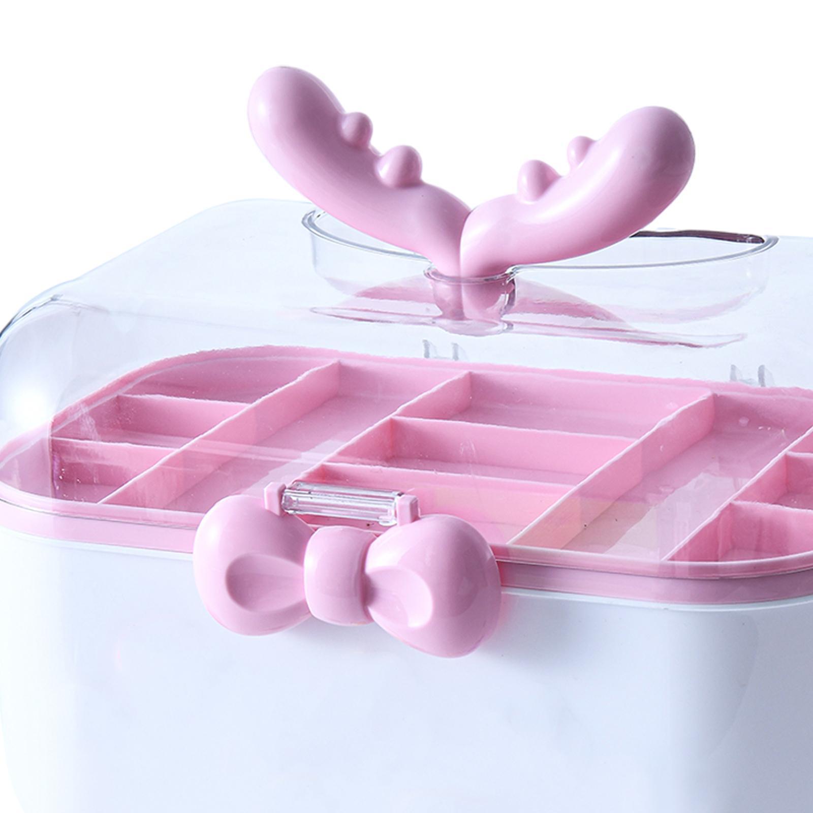 Children Hair Accessories Storage Box Jewelry Organizer Container Hair Accessory Organizer for Hair Clips Necklaces Bracelets