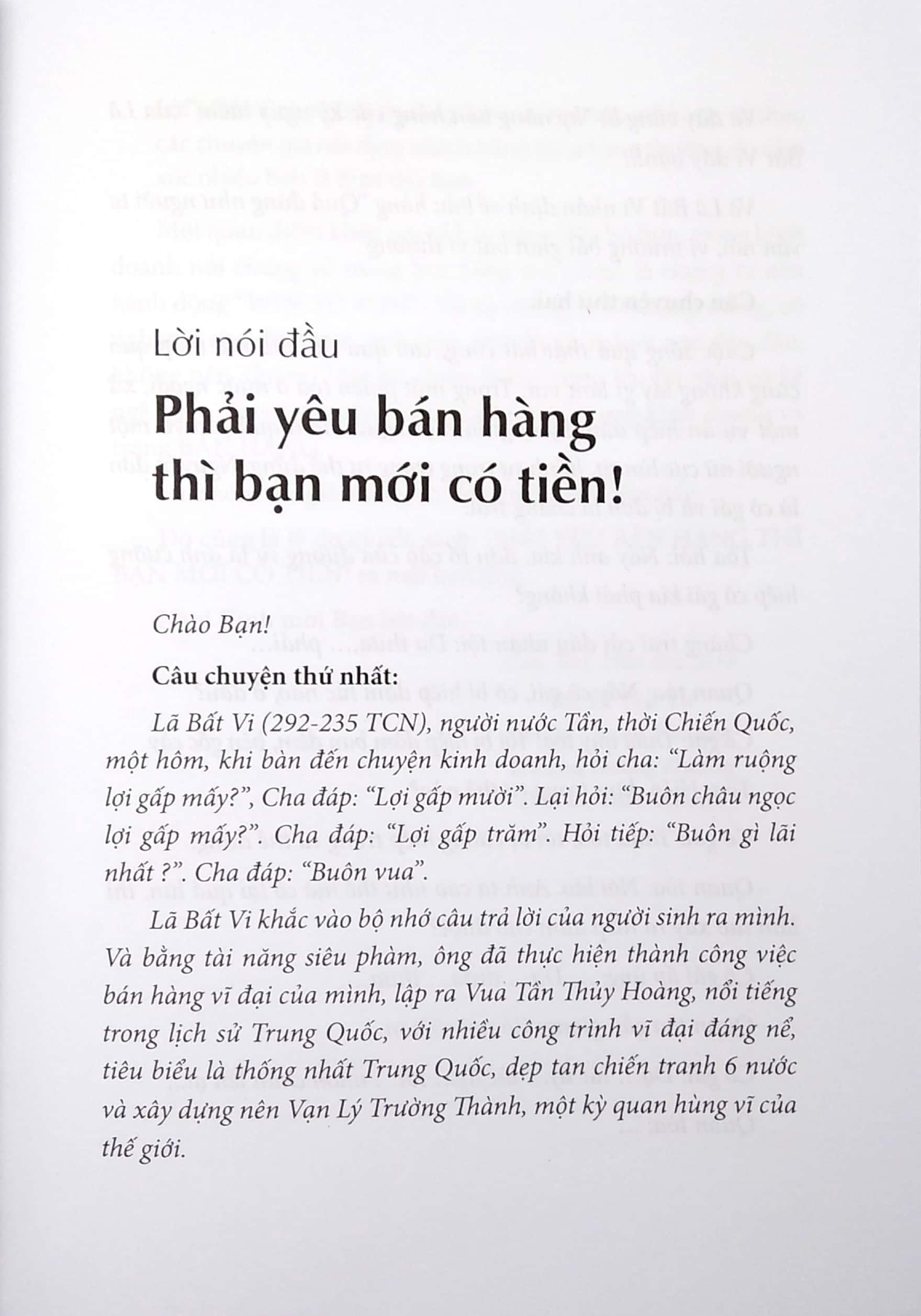 Phải Yêu Bán Hàng Thì Bạn Mới Có Tiền