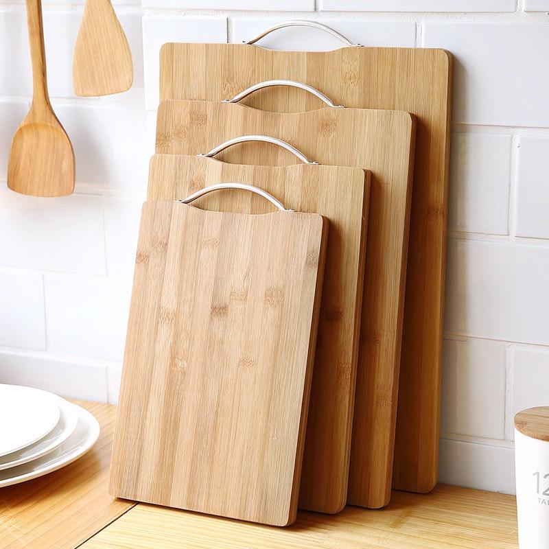 Thớt Gỗ Tre Nhà Bếp Bằng Gỗ Tre Có Khuy Treo Siêu Bền Đẹp Thớt Gỗ Chống Nấm Mốc