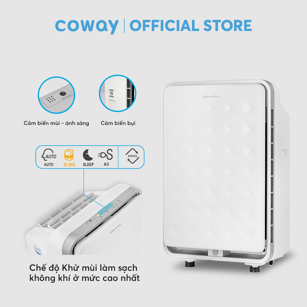 Máy lọc không khí Coway Tuba AP-3008FH - Hàng chính hãng
