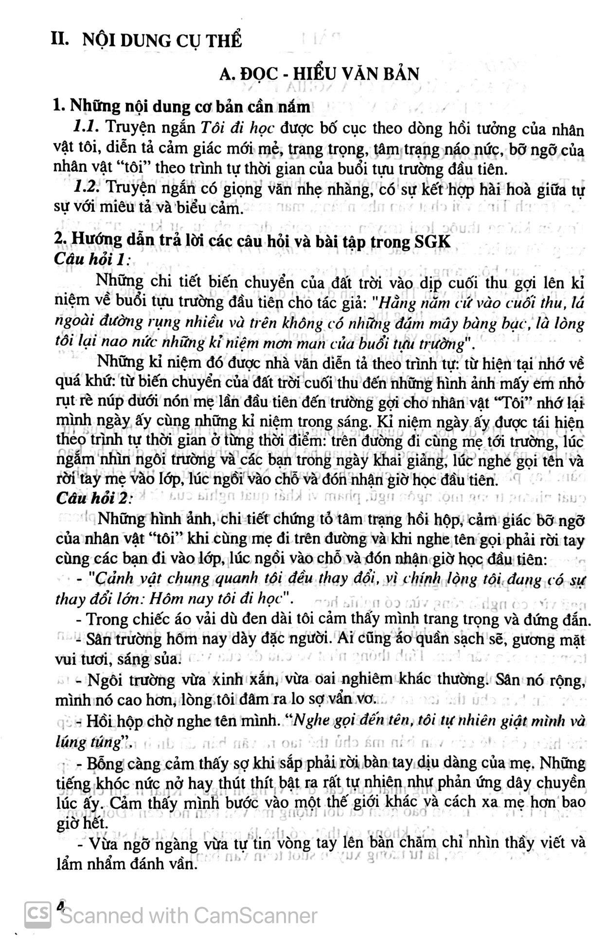 Học Tốt Ngữ Văn Lớp 8