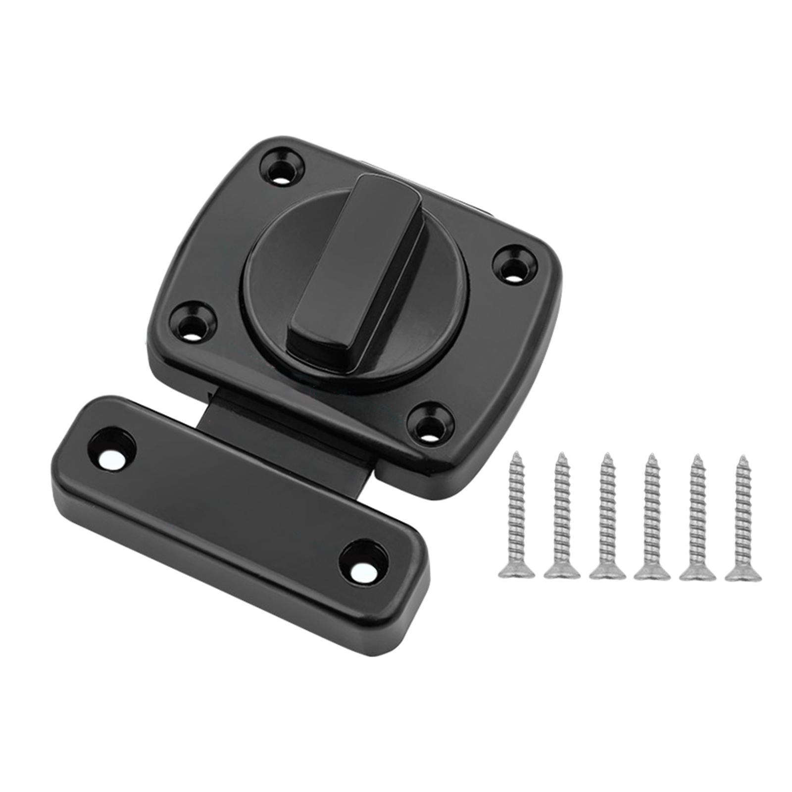 Rotate Bolt Latch Gate latches Safety Door Lock Pet Door Bathroom Door Lock latches for Window Metal Gates Garden Garage Door
