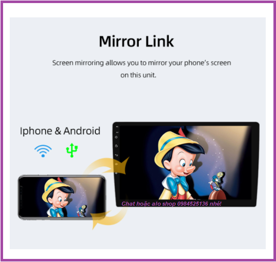 Bộ màn hình DVD Android Cho Ô Tô VIOS 2014-2017 kèm mặt dưỡng,Tích Hợp GPS Chỉ Đường, Xem Camera Lùi – màn Full HD.