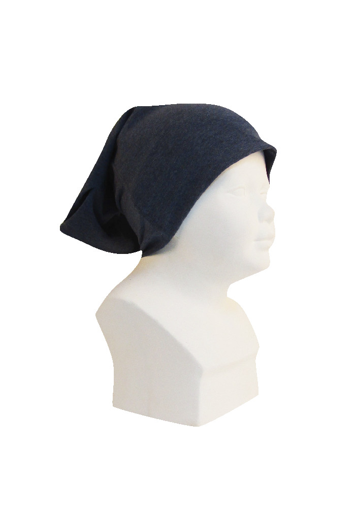 Khăn Khẩu trang Đa năng cho Trẻ em _Yvette LIBBY N'guyen Paris_ Màu Xanh (Navy)_Cotton Mélange hữu cơ (Organic), Chống nắng với 15-50 UPF