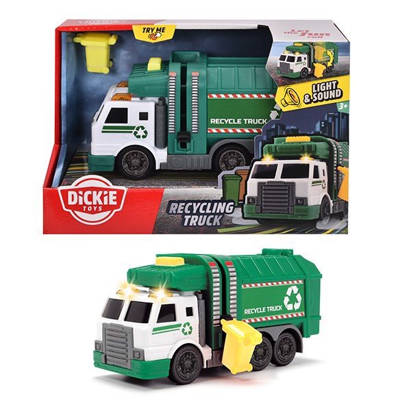 Đồ Chơi Xe Chở Rác Dành Cho Bé DICKIE TOYS Recycling Truck 203302018 - Đồ Chơi Đức Chính Hãng (15 cm)