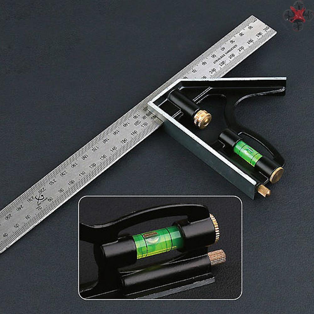 Thước Đo Góc Vuông Đa Năng Bằng Thép Không Gỉ 300mm