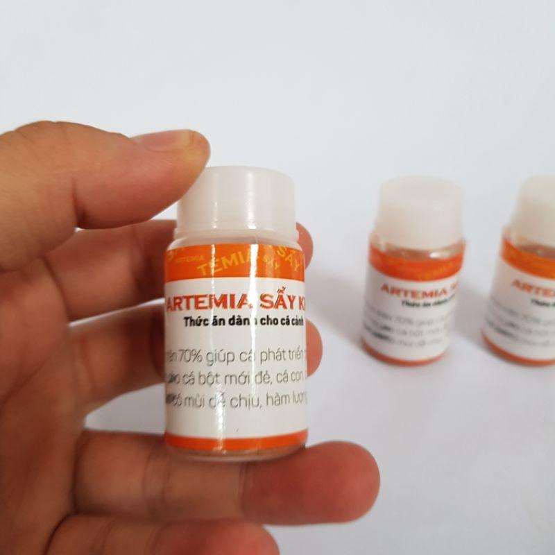 Artemia sấy khô hộp 150ml - Artimia sinh khối thức ăn tươi cho cá cảnh -tặng kèm ống cho ăn nhỏ giọt