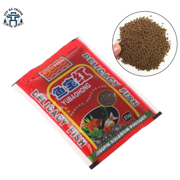 Thức Ăn Cho Cá Vàng, Cá Chép Koi Cao Cấp Delicacy Fish Gói 25Gr - Thức Ăn Cá Cảnh