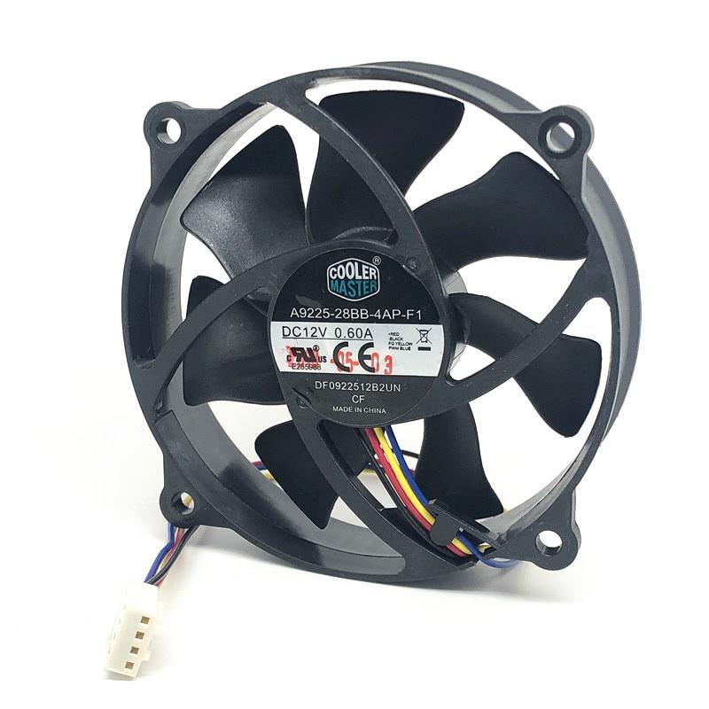 COOLER MASTER Quạt Tản Nhiệt Cpu 9025 90mm 90x90 X 25mm 72mm 12v 0.6a Với Pwm 4pin