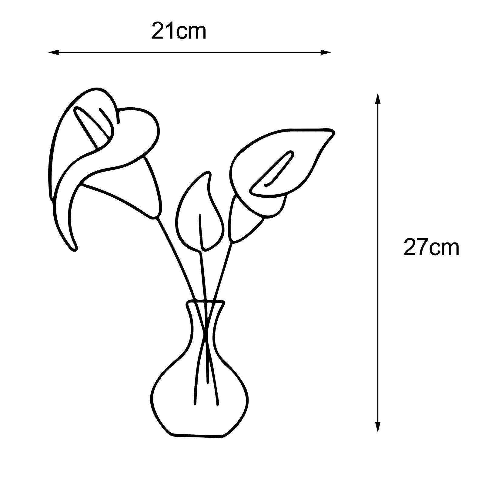 Vase Modern Minimalist Butterfly Wall Decor for Cafe Bedroom Office
