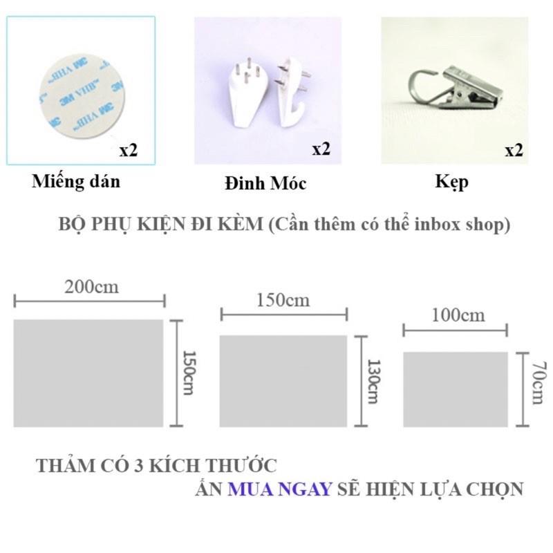 Tranh Vải treo tường Decor trang trí phòng ngủ giá rẻ hình CUTE