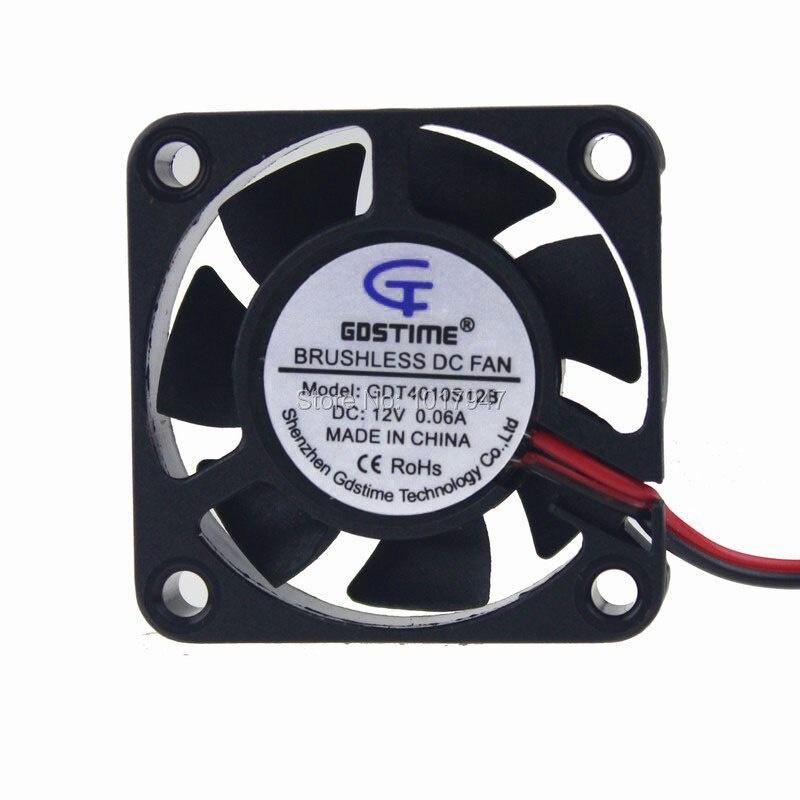1 Quạt Tản Nhiệt Không Chổi Than Dc 12v 2pin 4cm 40mm 40x40 X 10mm 4010s