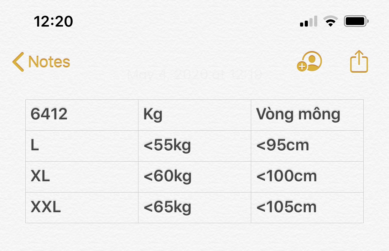 COMBO 5 QUẦN GẤM LƯNG CAO NHIỀU SIZE 6412