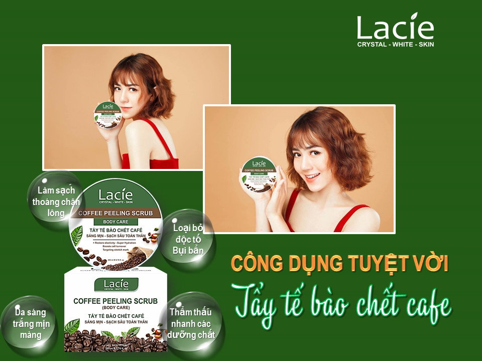 Tẩy tế bào chết hạt Cafe cốt sữa non