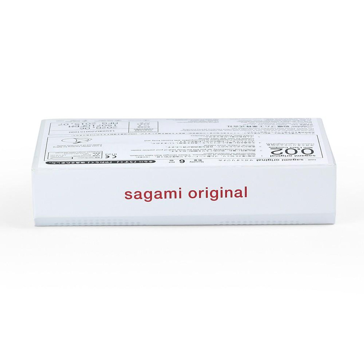 Bao cao su 0.02 mm Sagami Original (H6) - Non Latex - Không Mùi Cao Su - Chống Dị Ứng - Nhập Khẩu Nhật Bản - 100% Hàng Chính Hãng - Che Tên Sản Phẩm  -