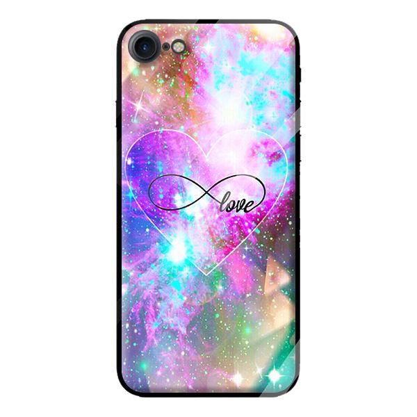 Ốp lưng kính cường lực cho iPhone 7 LOVE 3 - Hàng chính hãng