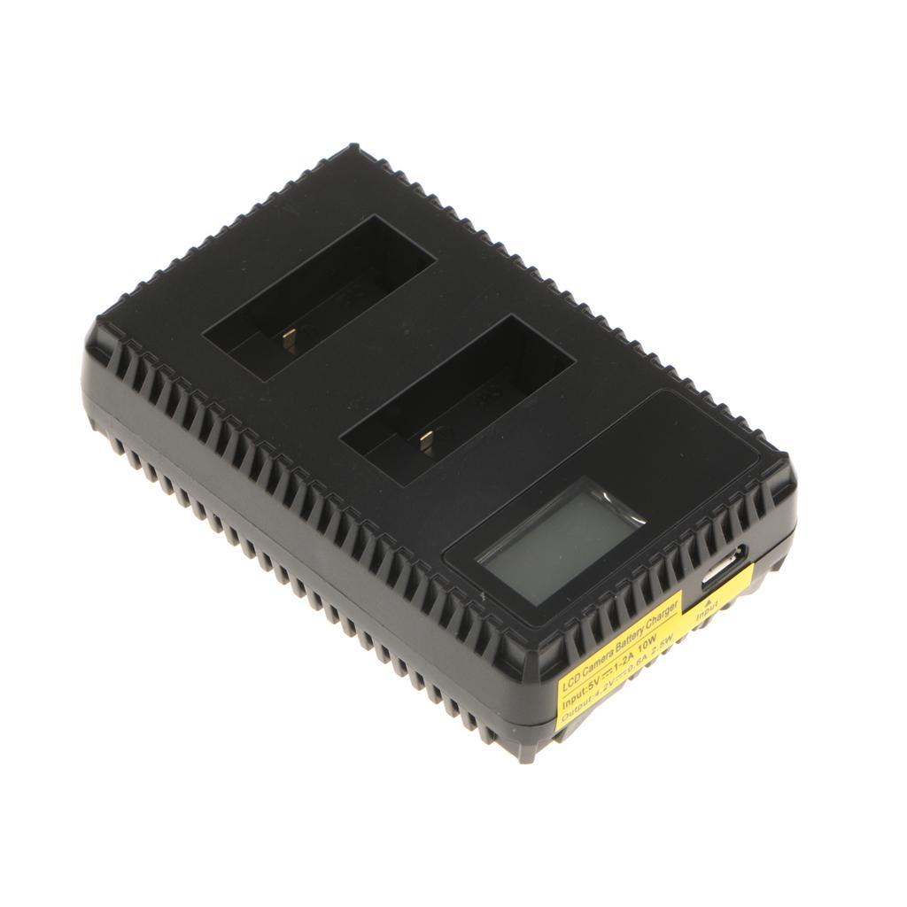 LCD USB Dual Charging Charger for   5/ Camera Battery