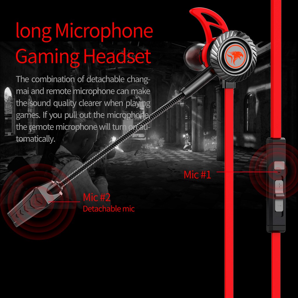 Tai Nghe Gaming Có Mic Rời Plextone Xmowi RX1 - Nâng Cấp Dây Dẹt Chống Rối - Super Bass - Hàng Chính Hãng