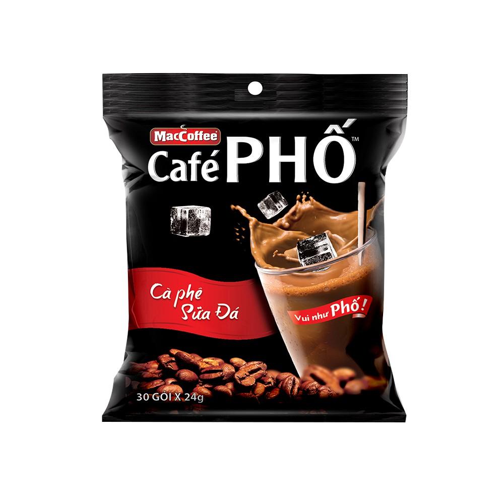 MacCoffee Café PHỐ Sữa Đá 720g