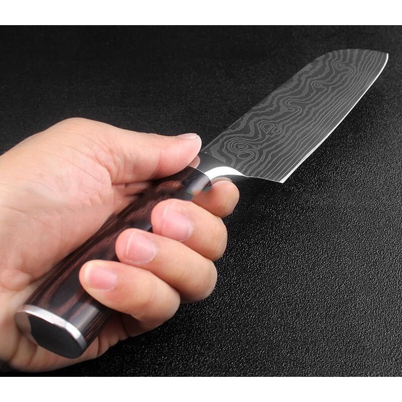 DAO - DAO BẾP NHẬT BẢN SANTOKU HÀNG XỊN MÃ IDT116 nt topcomshop vn