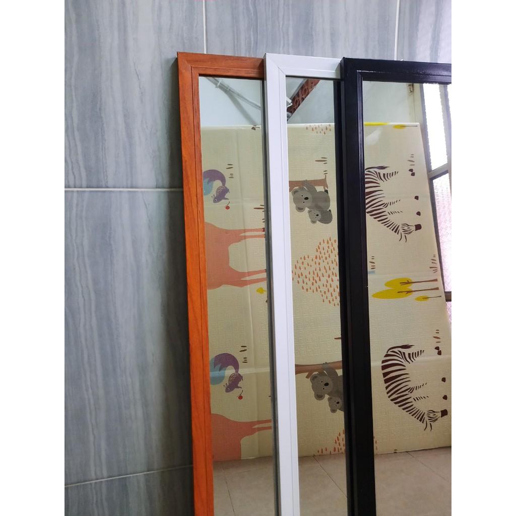 Gương soi toàn thân, gương đứng decor kích thước 42 x 111 cm (Khung nhôm cao cấp nhiều màu lựa chọn