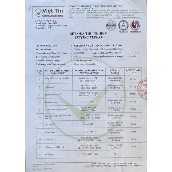 500G Hạt Macca sấy rang tách nứt loại 1