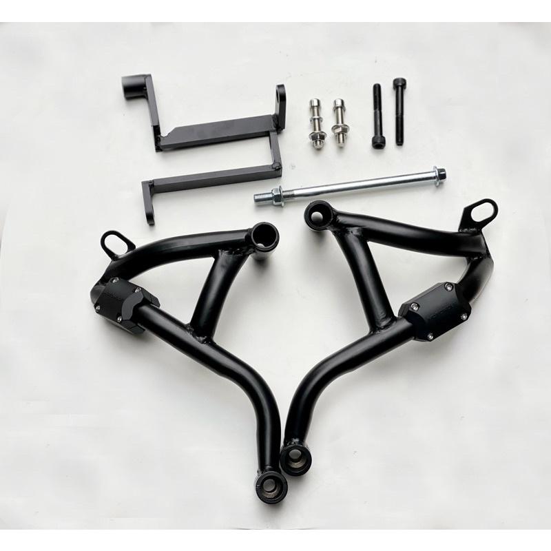Khung chống đổ đa điểm CB650r kèm gù giảm chấn