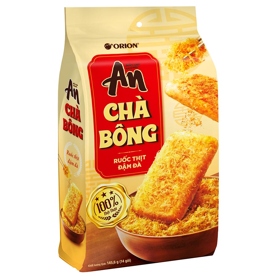 Bánh gạo nướng An Chà Bông Ruốc Thịt Đậm Đà 145.6g