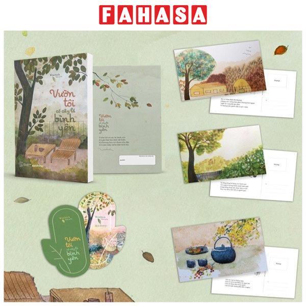 Vườn Tôi Có Cây Lá Bình Yên - Tặng Kèm 1 Bookmark Bế 2 Mặt Bồi Cứng + 3 Postcard 2 Mặt Bồi Cứng